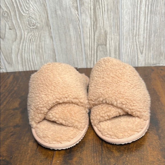 Sorel Womens Size 8 Go Mail Run Natural Tan Slip On Slippers Shoes - Picture 1 of 6